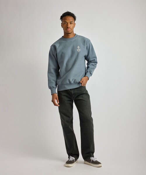 Saturdays NYC(サタデーズ ニューヨークシティ )の「NUTS ART WORKS × Saturdays NYC Sweatshirt(スウェット・メンズ・グレー/ブラック/ブルー・XL/M)」の9枚目の写真