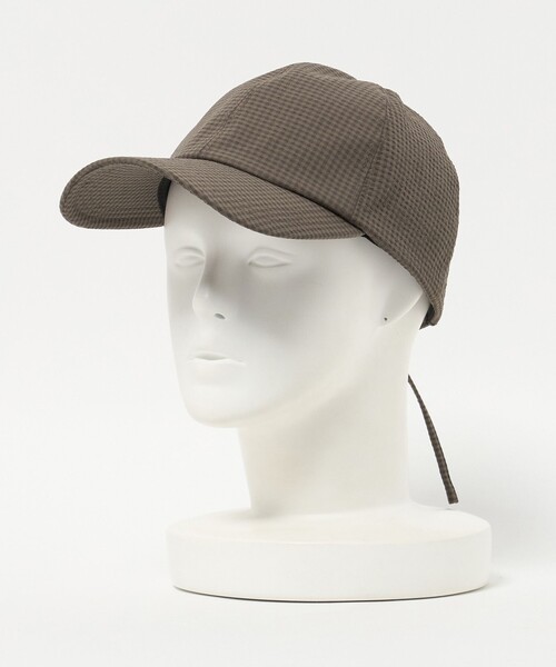 UNITED ARROWS（ユナイテッドアローズ）の「ギンガムチェック キャップ UV（キャップ・レディース・ネイビー/ブラウン系/ブラック・FREE）」の21枚目の写真