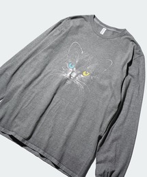 JERZEES | JERZEES / ジャージーズ "ODD-EYED CAT" LS TEE オッドアイ キャット ロングスリーブTシャツ(Tシャツ/カットソー)