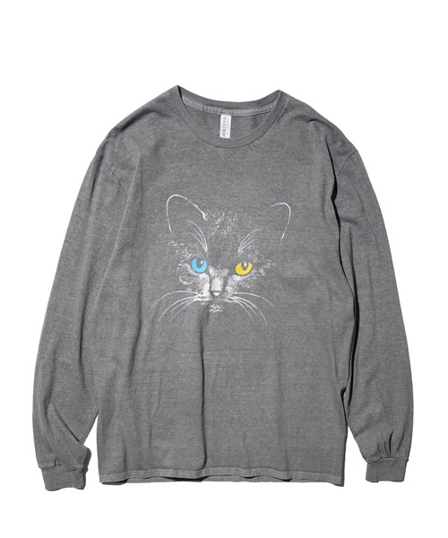 JERZEES（ジャージーズ）の「JERZEES / ジャージーズ "ODD-EYED CAT" LS TEE オッドアイ キャット ロングスリーブTシャツ（Tシャツ/カットソー・メンズ・ブラック系その他/ブラック・X-LARGE/LARGE/MEDIUM）」の14枚目の写真