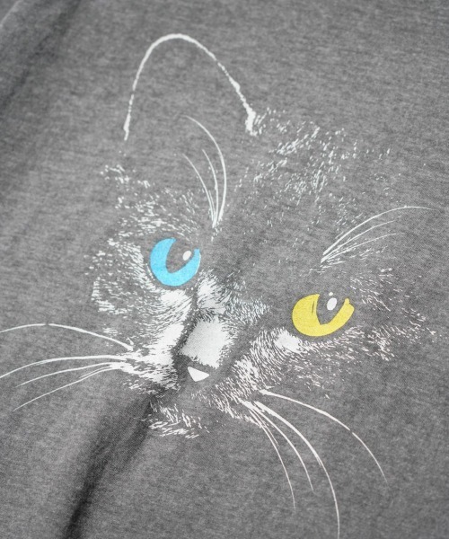 JERZEES（ジャージーズ）の「JERZEES / ジャージーズ "ODD-EYED CAT" LS TEE オッドアイ キャット ロングスリーブTシャツ（Tシャツ/カットソー・メンズ・ブラック系その他/ブラック・X-LARGE/LARGE/MEDIUM）」の16枚目の写真