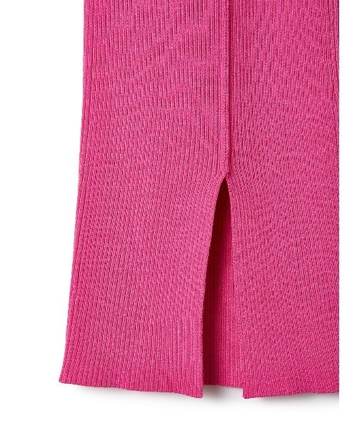soduk(スドーク)の「slit knit trousers(その他パンツ・レディース・ブラック/ピンク・MEDIUM)」の6枚目の写真