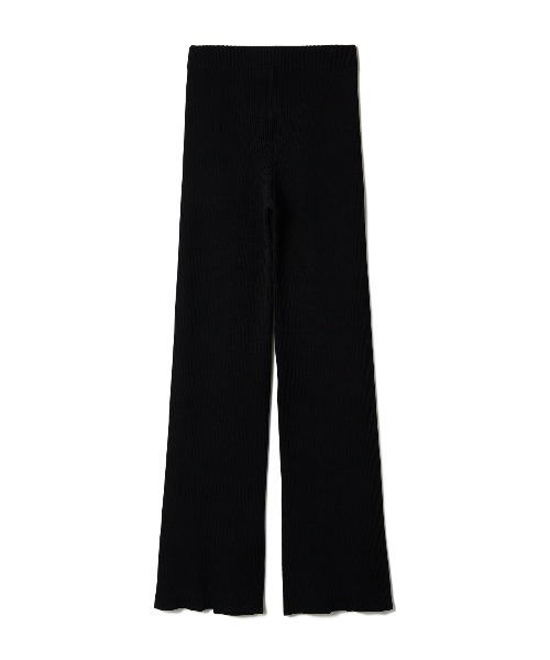 soduk(スドーク)の「slit knit trousers(その他パンツ・レディース・ブラック/ピンク・MEDIUM)」の7枚目の写真