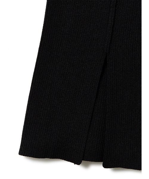 soduk(スドーク)の「slit knit trousers(その他パンツ・レディース・ブラック/ピンク・MEDIUM)」の9枚目の写真
