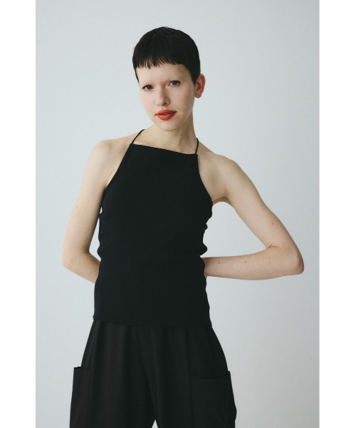 HeRIN.CYE(ヘリンドットサイ)の「Bi color cord camisole バイカラーコードキャミソール(キャミソール・レディース・オフホワイト/ベージュ/ブラック/ライム・FREE)」の9枚目の写真