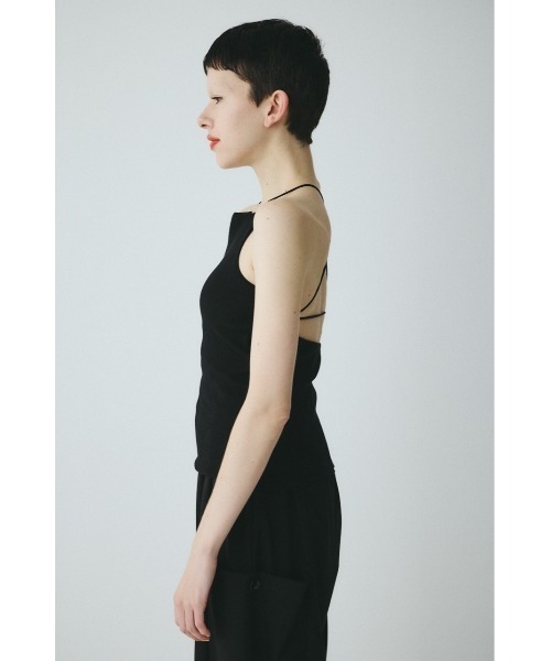 HeRIN.CYE(ヘリンドットサイ)の「Bi color cord camisole バイカラーコードキャミソール(キャミソール・レディース・オフホワイト/ベージュ/ブラック/ライム・FREE)」の12枚目の写真