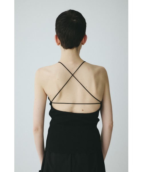 HeRIN.CYE(ヘリンドットサイ)の「Bi color cord camisole バイカラーコードキャミソール(キャミソール・レディース・オフホワイト/ベージュ/ブラック/ライム・FREE)」の13枚目の写真