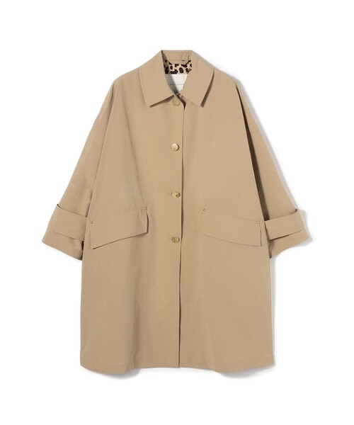 Mackintosh(マッキントッシュ)の「【別注】MACKINTOSH HUMBIE LONG コート(ステンカラーコート・レディース・ブラック/ライトベージュ・6)」の1枚目の写真