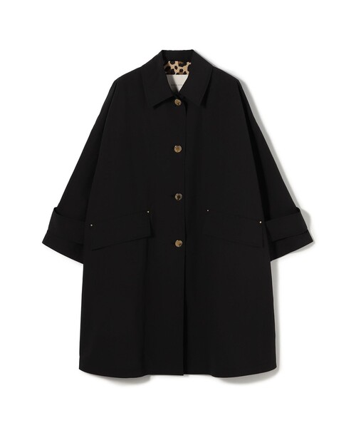 Mackintosh(マッキントッシュ)の「【別注】MACKINTOSH HUMBIE LONG コート(ステンカラーコート・レディース・ブラック/ライトベージュ・6)」の2枚目の写真