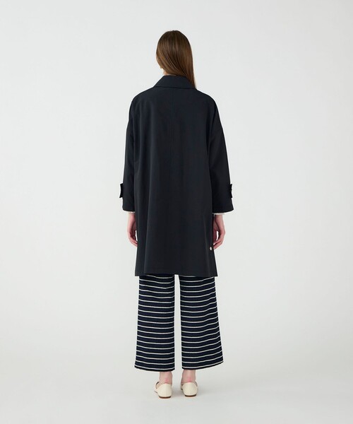 Mackintosh(マッキントッシュ)の「【別注】MACKINTOSH HUMBIE LONG コート(ステンカラーコート・レディース・ブラック/ライトベージュ・6)」の8枚目の写真