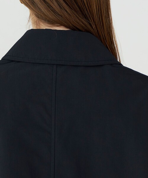 Mackintosh(マッキントッシュ)の「【別注】MACKINTOSH HUMBIE LONG コート(ステンカラーコート・レディース・ブラック/ライトベージュ・6)」の12枚目の写真