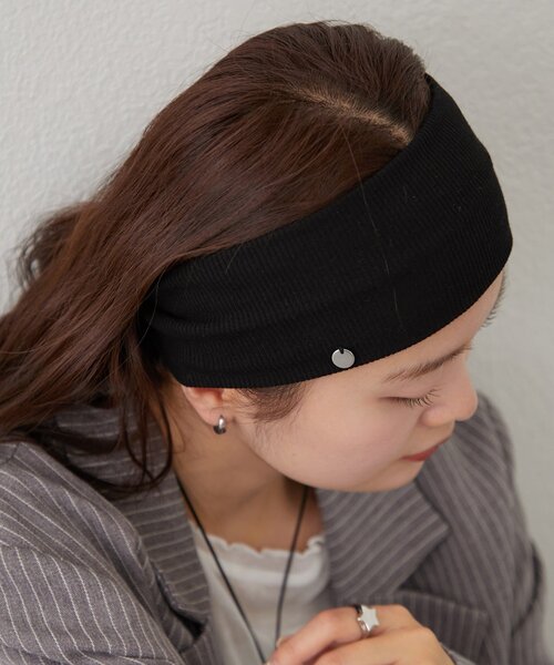 mystic(ミスティック)の「チャーム付きヘアバンド(ヘアバンド・レディース・グレー/ブラック・ONE SIZE)」の10枚目の写真