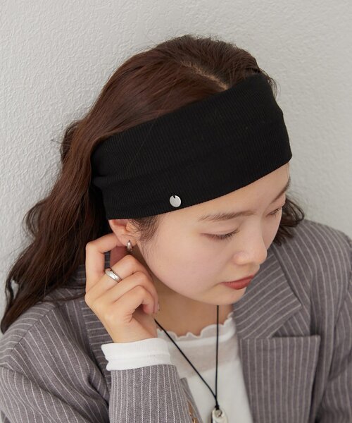 mystic(ミスティック)の「チャーム付きヘアバンド(ヘアバンド・レディース・グレー/ブラック・ONE SIZE)」の11枚目の写真