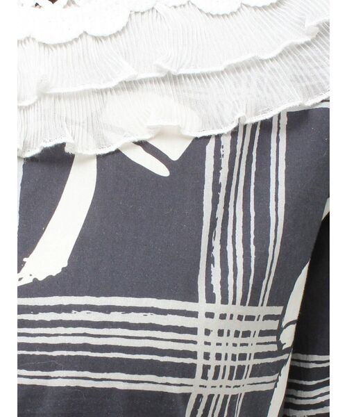merry jenny(メリージェニー)の「ribbonレースカラーシャツワンピース(ワンピース・レディース・ネイビー/アイボリー・FREE)」の15枚目の写真