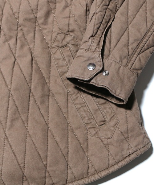 NATAL DESIGN(ネイタルデザイン)の「QUILT SHIRTS DIAMOND(デニムジャケット・メンズ・グリーン/グレー/ブラウン・LARGE/MEDIUM/SMALL)」の6枚目の写真