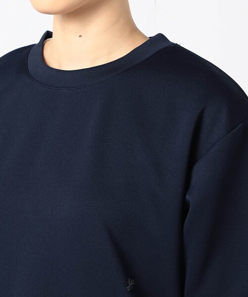 Grand PARK(グランドパーク)の「テック素材 半袖カットソー(Tシャツ/カットソー・レディース・ブラック/ネイビー/グレー・FREE)」の9枚目の写真