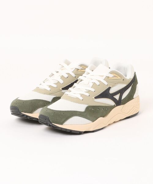 ASBee(アスビー)の「mizuno ミズノ CONTENDER メンズスニーカー(コンテンダー) D1GA2369(スニーカー・メンズ・ベージュ系その他2・25.5cm/26.0cm/26.5cm/27.0cm/27.5cm/29.0cm/30.0cm)」の1枚目の写真