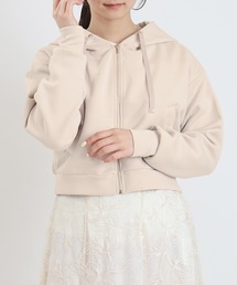 ASTORIA ODIER（アストリアオディール）の「スフレポケットリボンパーカー(ショート丈)（パーカー）」