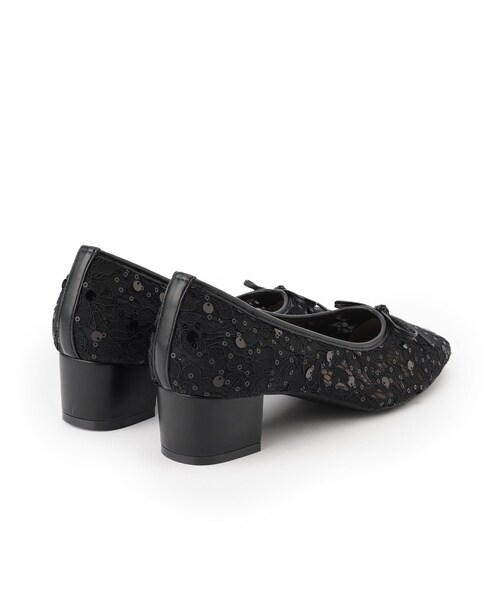 couture brooch（クチュールブローチ）の「チュールバレエパンプス（パンプス・レディース・ブラック系/ベージュ系その他・45/35）」の5枚目の写真