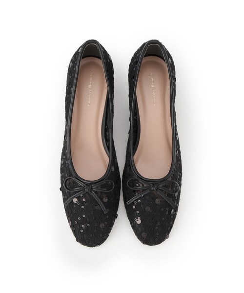 couture brooch（クチュールブローチ）の「チュールバレエパンプス（パンプス・レディース・ブラック系/ベージュ系その他・45/35）」の6枚目の写真