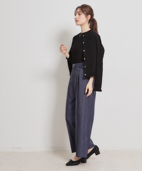 couture brooch（クチュールブローチ）の「チュールバレエパンプス（パンプス・レディース・ブラック系/ベージュ系その他・45/35）」の9枚目の写真