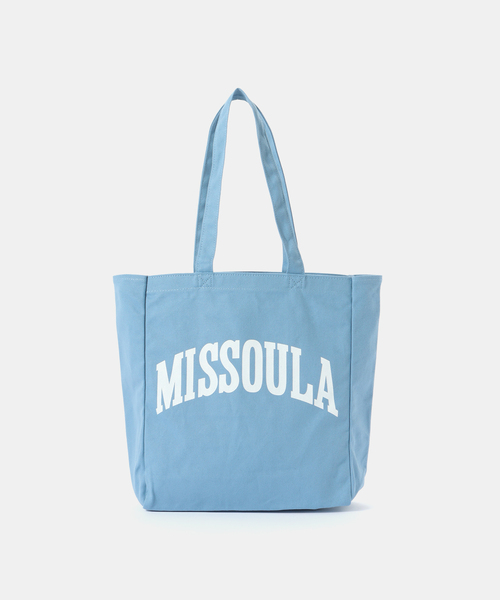 B.C STOCK（ベーセーストック）の「athletic wear MASON / アスレティックウェア メイソン 別注 ロゴトートバッグ（トートバッグ・レディース・グリーン/ブラウン/ホワイト/サックスブルー/ピンク・FREE）」の4枚目の写真