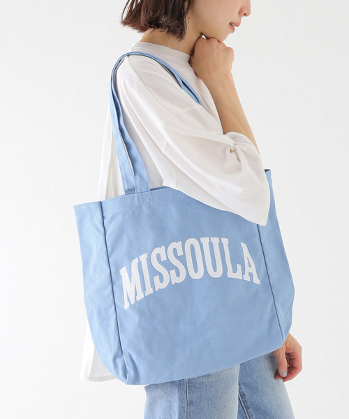 B.C STOCK(ベーセーストック)の「athletic wear MASON / アスレティックウェア メイソン 別注 ロゴトートバッグ(トートバッグ・レディース・グリーン/ブラウン/ホワイト/サックスブルー/ピンク・FREE)」の18枚目の写真