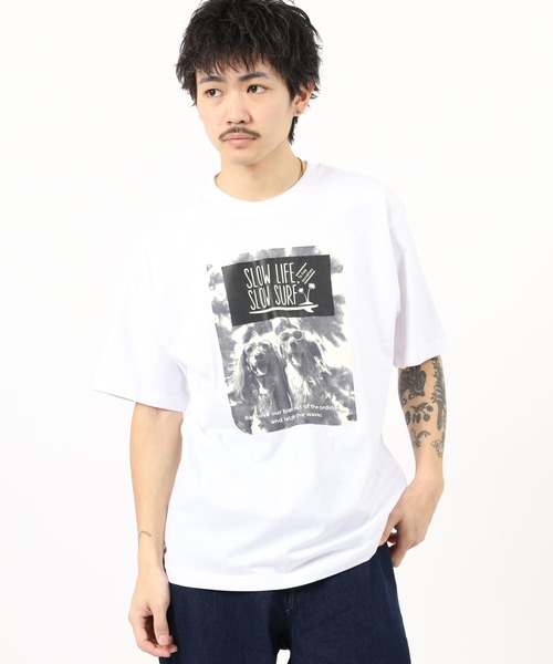 FUNALIVE(ファンアライブ)の「アニマルプリント綿100半袖Tシャツ(Tシャツ/カットソー・メンズ・ブラック系8/ブラック系7/ホワイト系5/ブラック系4/ホワイト系3/ブラック系2/ブラック系6/ブラック系5/ホワイト系2/ホワイト系1/ブラック/ホワイト系その他4/ブラック系その他3/ホワイト系その他2/ブラック系その他/ブラック系その他4/ホワイト系その他3/ホワイト系その他/ホワイト系6/ホワイト系4/ブラック系3/ブラック系1/ホワイト/ホワイト系9/ホワイト系8/ホワイト系7/ブラック系その他2/ブラック系9・LL/M/L)」の9枚目の写真