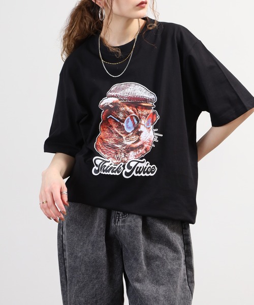 FUNALIVE(ファンアライブ)の「アニマルプリント綿100半袖Tシャツ(Tシャツ/カットソー・メンズ・ブラック系8/ブラック系7/ホワイト系5/ブラック系4/ホワイト系3/ブラック系2/ブラック系6/ブラック系5/ホワイト系2/ホワイト系1/ブラック/ホワイト系その他4/ブラック系その他3/ホワイト系その他2/ブラック系その他/ブラック系その他4/ホワイト系その他3/ホワイト系その他/ホワイト系6/ホワイト系4/ブラック系3/ブラック系1/ホワイト/ホワイト系9/ホワイト系8/ホワイト系7/ブラック系その他2/ブラック系9・LL/M/L)」の20枚目の写真