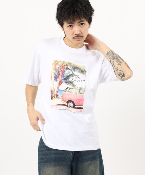FUNALIVE(ファンアライブ)の「アニマルプリント綿100半袖Tシャツ(Tシャツ/カットソー・メンズ・ブラック系8/ブラック系7/ホワイト系5/ブラック系4/ホワイト系3/ブラック系2/ブラック系6/ブラック系5/ホワイト系2/ホワイト系1/ブラック/ホワイト系その他4/ブラック系その他3/ホワイト系その他2/ブラック系その他/ブラック系その他4/ホワイト系その他3/ホワイト系その他/ホワイト系6/ホワイト系4/ブラック系3/ブラック系1/ホワイト/ホワイト系9/ホワイト系8/ホワイト系7/ブラック系その他2/ブラック系9・LL/M/L)」の5枚目の写真