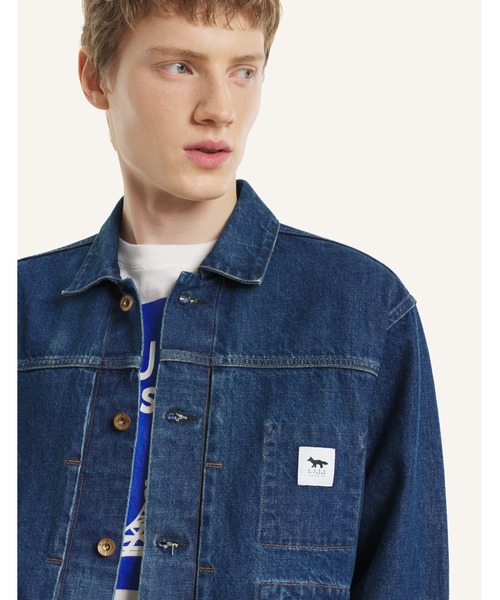 Maison Kitsune（メゾンキツネ）の「MAISON KITSUNE x KURO SELVEDGE VOYAGE DENIM JACKET（デニムジャケット・メンズ・インディゴブルー・S/M/L）」の11枚目の写真