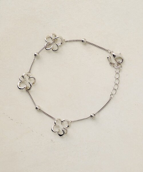 Kastane（カスタネ）の「【fiw./WEB先行】ブルームブレスレット（ブレスレット・レディース・シルバー・FREE）」の5枚目の写真