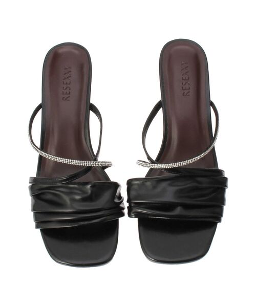 RESEXXY（リゼクシー）の「ラインビジューストラップサンダル（サンダル・レディース・ホワイト/ブラック・LARGE/MEDIUM/SMALL）」の12枚目の写真