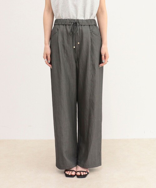 fredy emue（フレディエミュ）の「【低身長サイズ34有り】ライトシャンブレーデニムイージーパンツ（その他パンツ・レディース・ネイビー・34）」の13枚目の写真