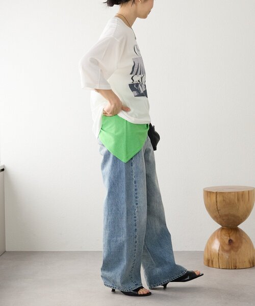 RIVE DROITE（リヴドロワ）の「予約【A・MONN(アモン)】spice Tee（Tシャツ/カットソー・レディース・イエロー/オフホワイト・FREE）」の5枚目の写真