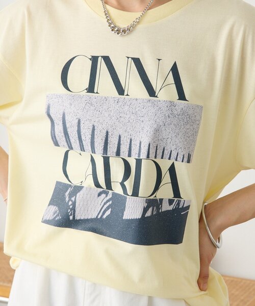 RIVE DROITE（リヴドロワ）の「予約【A・MONN(アモン)】spice Tee（Tシャツ/カットソー・レディース・イエロー/オフホワイト・FREE）」の19枚目の写真