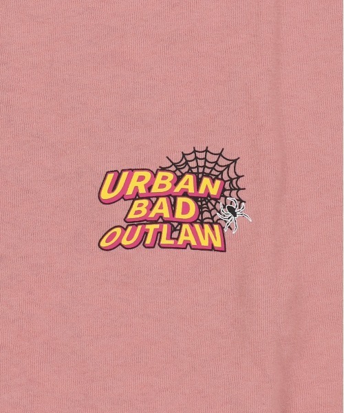 SPINNS（スピンズ）の「スパイダーバックプリント半袖Tシャツ/サガラ刺繍ロゴ/ワンポイント（Tシャツ/カットソー・メンズ・ホワイト/ブラック/ピンク/ウッドランド・ONESIZE）」の19枚目の写真