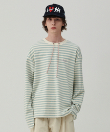 Beyond Closet（-）の「ノーマンティックフェイデッドストリングロングスリーブミント（Tシャツ/カットソー）」