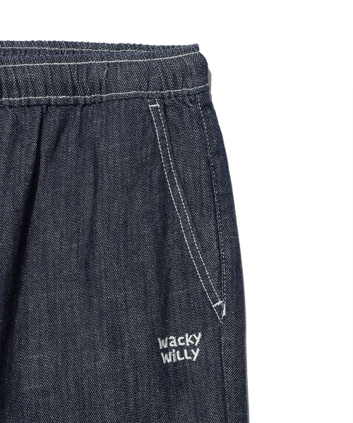 Wacky WiLLy(ワッキーウィリー)の「イージーデニムストレートカーゴパンツインディゴ(デニムパンツ・レディース・その他・SMALL/MEDIUM/LARGE/X-LARGE)」の5枚目の写真