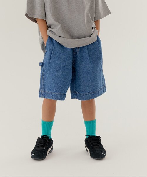 BREEZE（ブリーズ）の「【WEB限定】KUDOZ.B ボリュームタックデニムパンツ（デニムパンツ・キッズ・ブラック/その他10/インディゴブルー・90/100/110/120/130/140/150/160）」の2枚目の写真