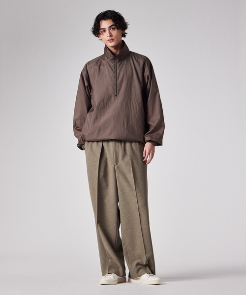 PS Paul Smith（ピーエスポールスミス）の「RIRANCHA（R） タックワイドパンツ / 162754 EXTR01（その他パンツ・メンズ・カーキブラウン/ダークグレー・MEDIUM/SMALL）」の13枚目の写真