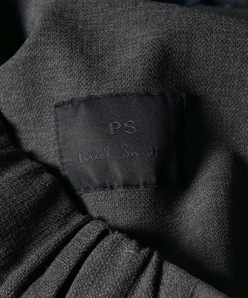 PS Paul Smith（ピーエスポールスミス）の「RIRANCHA（R） タックワイドパンツ / 162754 EXTR01（その他パンツ・メンズ・カーキブラウン/ダークグレー・MEDIUM/SMALL）」の3枚目の写真