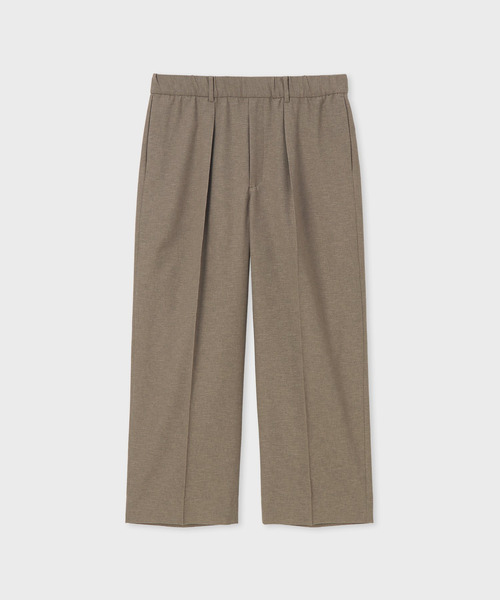 PS Paul Smith（ピーエスポールスミス）の「RIRANCHA（R） タックワイドパンツ / 162754 EXTR01（その他パンツ・メンズ・カーキブラウン/ダークグレー・MEDIUM/SMALL）」の4枚目の写真