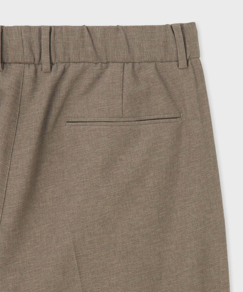 PS Paul Smith（ピーエスポールスミス）の「RIRANCHA（R） タックワイドパンツ / 162754 EXTR01（その他パンツ・メンズ・カーキブラウン/ダークグレー・MEDIUM/SMALL）」の6枚目の写真
