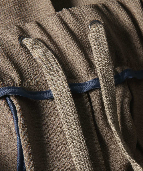 PS Paul Smith（ピーエスポールスミス）の「RIRANCHA（R） タックワイドパンツ / 162754 EXTR01（その他パンツ・メンズ・カーキブラウン/ダークグレー・MEDIUM/SMALL）」の8枚目の写真