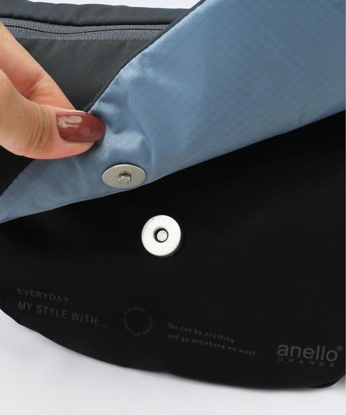 anello GRANDE(アネログランデ)の「anelloGRANDEコロレ ミニメッセンジャー(ショルダーバッグ・レディース・ブラック・FREE)」の10枚目の写真