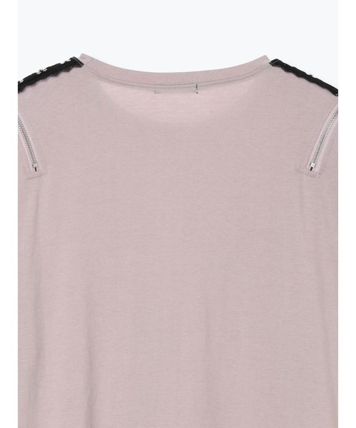 NOEMIE（ノエミー）の「病みうさレースホック肩ジップTシャツ（Tシャツ/カットソー・レディース・ブラック/ピンク・M）」の16枚目の写真