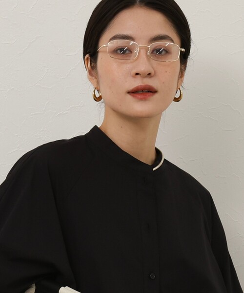 NOLLEY’S(ノーリーズ)の「【MAQWEL/マクウェル】スリムメタルグラス(メガネ・レディース・ゴールド・FREE)」の7枚目の写真