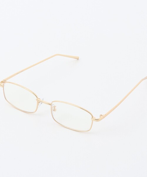 NOLLEY’S(ノーリーズ)の「【MAQWEL/マクウェル】スリムメタルグラス(メガネ・レディース・ゴールド・FREE)」の5枚目の写真