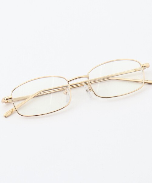 NOLLEY’S(ノーリーズ)の「【MAQWEL/マクウェル】スリムメタルグラス(メガネ・レディース・ゴールド・FREE)」の2枚目の写真